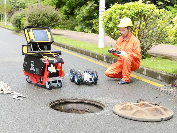 园林办事处管道机器人检测